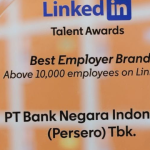 BNI Sabet Best Employer Brand on LinkedIn Talent Awards Indonesia 2024