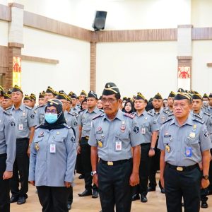 Hadiri Apel Pagi Pasca Libur Lebaran dan Halal Bihalal 1445 H, Menkumham Dorong Jajarannya Implementasikan Agenda Strategis Nasional