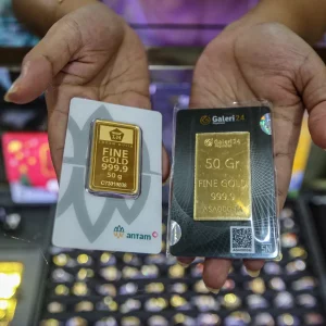 Harga Emas Antam Naik Tipis Pada Perdagangan Hari Ini