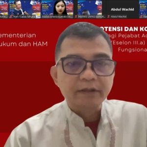 Tingkatkan Kompetensi Kehumasan, Kanwil Kemenkumham Sulsel Ikuti Webinar Teknik Dasar Produksi Audio Visual Secara Daring