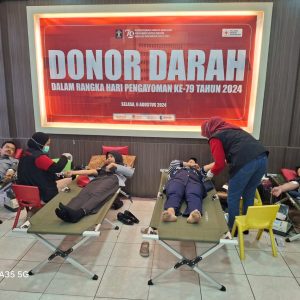 Rutan Pinrang Gelar Bakti Sosial Donor Darah, Sambut Hari Pengayoman ke-79