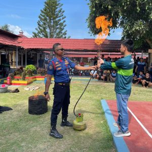 Rutan Pinrang Gelar Simulasi Penanganan Kebakaran