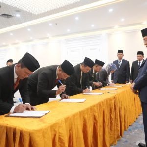 Menag RI Resmi Lantik Ali Yafid  Kakanwil Kemenag Sulsel