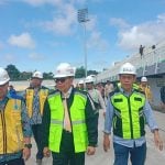 Taufan Pawe Tinjau Progres Renovasi Stadion Gelora BJ Habibie, Optimis Digunakan Februari 2025