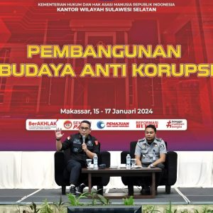 Sosialisasikan Budaya Anti Korupsi ke 34 Satker, Kemenkumham Sulsel Gandeng BPK dan Kejaksaan