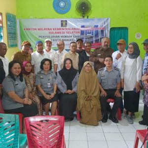 Kanwil Kemenkumham Sulsel Beri Pemahaman Hukum Masyarakat di Kelurahan Manggala