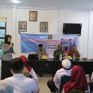 Kanwil Kemenkumham Sulsel Gelar Penyuluhan Hukum di Pulau Barranglompo