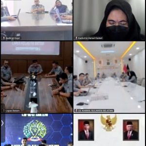 Bersiap Desk Evaluasi TPI menuju WBK, 15 Satker Kanwil Kemenkumham Sulsel Ikuti Entry Meeting Pembangunan ZI oleh Inspektorat Wilayah I