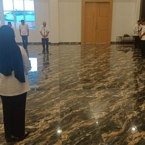 Kabagum Kanwil Kemenkumham Sulsel Himbau Seluruh Pegawai Peduli Terhadap Kebersihan dan Ketertiban di Gedung Baru