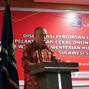 Kemenkumham Sulsel Diseminasikan Perluasan Layanan E-Paspor dan Pelaksanaan Cekal Online