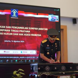 Jajaran Pimti Pratama Kanwil Kemenkumham Sulsel Resmi Berganti