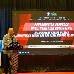 BPSDM dan Kanwil Kemenkumham Sulsel Gelar Penyampaian Feedback Penilaian Kompetensi Pegawai untuk Tingkatkan Kualitas ASN