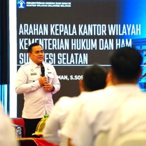 Kakanwil Taufiqurrakhman Ajak Jajaran Kemenkumham Sulsel Terapkan Tata Nilai PASTI dan Core Values ASN