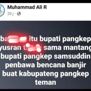 Viral di Medsos, Polisi Kejar Penghina Bupati dan Mantan Bupati Pangkep