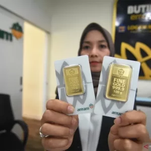 Harga Emas Antam Hari Ini Tembus Rp 1.541.000 Per Gram