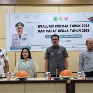 Pj Bupati Pinrang Hadiri Rapat Evaluasi Kinerja Tahun 2024