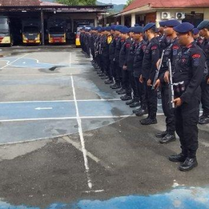 Seratur Brimob Dikerahkan di Palopo Jelang Putusan MK Farid Vs Trisal