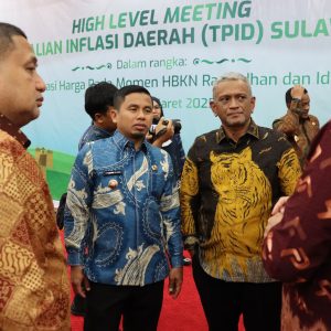 Wabup Wajo Hadiri High Level Meeting TPID Sulsel