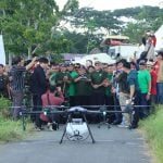 Bupati Takalar Luncurkan Drone Sprayer,  Modernisasi Pertanian