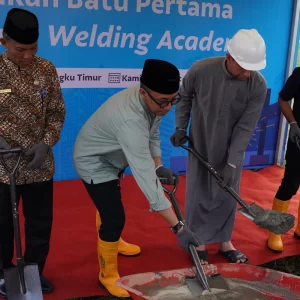 PT Vale dan Alkhairaat Gelar Peletakan Batu Pertama Welding Academy