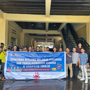 Dukung Pemberantasan Narkoba, KAKMS Gelar Aksi Damai di Depan Polres Takalar