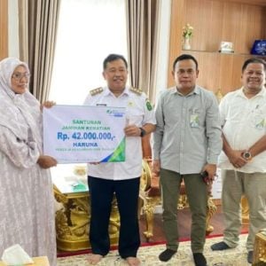 BPJS Ketenagakerjaan Cabang Gowa Serahkan Santunan JKM Pekerja Keagamaan ke Ahli Waris
