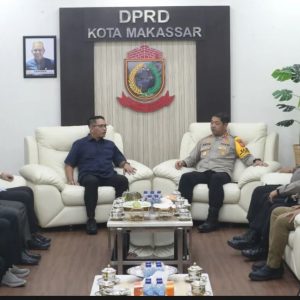 Pimpinan DPRD Makassar Sambut Silaturahmi Kapolrestabes Baru