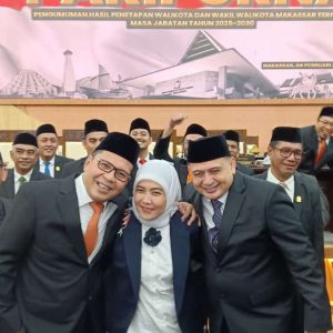 Danny Foto Bareng Appi-Aliyah Usai Hadiri Rapat Paripurna DPRD Makassar