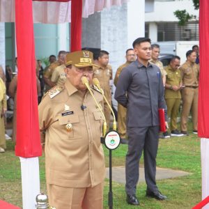Wagub Sulbar  Pimpin Apel Perdana Pasca Pasca Cuti Lebaran 2025