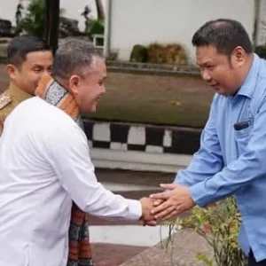 Direktur PAM Tirta Karajae Parepare Hadiri Penyambutan dan Silaturahmi dengan Wali Kota Palu