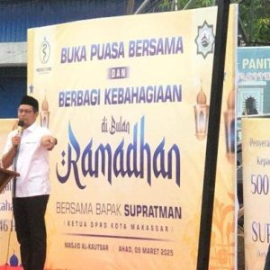 Ketua DPRD Makassar Janjikan Bantuan Dana Maksimal buat Masjid Al Kautsar walau Efisiensi Anggaran