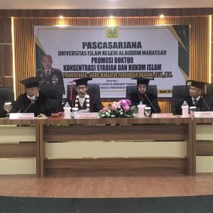 Sardo M. Perdamean Sibarani Raih Gelar Doktor di UIN Alauddin Makassar