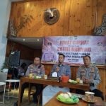 Jumat Curhat Dirangkaikan Coffee Morning  Media, Ini Harapan Kapolres Tator