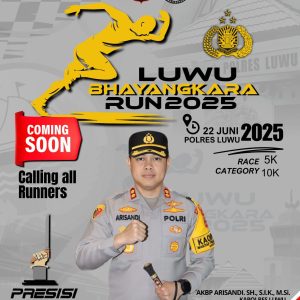 Polres Luwu Gelar Event “Luwu Bhayangkara Run 2025”