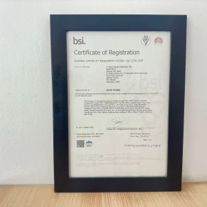 BSI Raih Sertifikasi ISO 22301:2019, BSI Menuju Bank Berstandar Internasional
