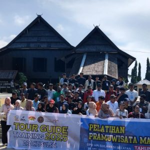 70 Calon Pramuwisata Madya Sulsel Ikuti Tour Guide Training