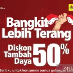 PLN Hadirkan Promo Potongan Biaya 50 Persen untuk Tambah Daya Listrik