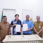 Menuju  Go Digital, Bupati Takalar  Saksikan Penandatanganan MoU Digitalisasi Pembayaran PDAM