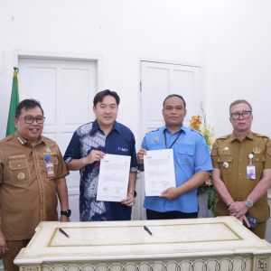 Menuju  Go Digital, Bupati Takalar  Saksikan Penandatanganan MoU Digitalisasi Pembayaran PDAM