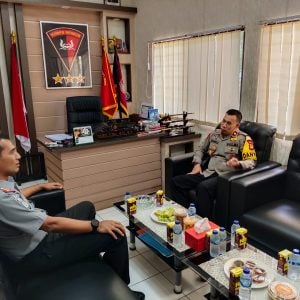 Perkuat Koordinasi Keamanan, Kalapas Parepare Sambangi Markas Brimob Batalyon B Pelopor