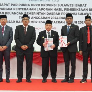 Sulbar Kembali Raih WTP dari BPK RI