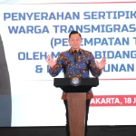 642 KK Transmigran di Sukabumi Terima SHM Tanah dari Pemerintah