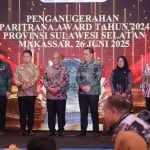 Pemkab Wajo Terbaik III Paritrana Award 2024 se-Sulsel