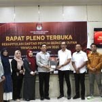 KPU Kota Parepare Gelar Rapat Pleno Terbuka Rekapitulasi PDPB Triwulan II Tahun 2025
