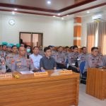 Polres Maros Gelar Latihan Pra Operasi Patuh Pallawa, Kapolres Ingatkan Personel Disiplin Taat Aturan